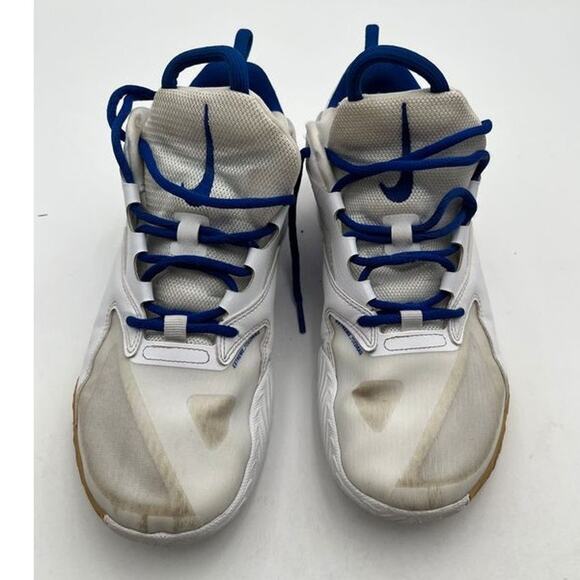 Nike Air Zoom Hyperace 3 Women's Volleyball Shoes White Blue Gum Size 8 FQ7074 - Picture 12 of 13